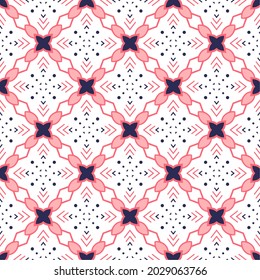 Modern pattern ornament. Abstract shape seamless design ready for print