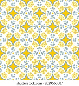 Modern pattern ornament. Abstract shape seamless design ready for print