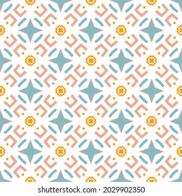 Modern pattern ornament. Abstract shape seamless design ready for print