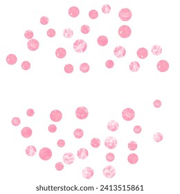 Modern Pattern. Pink Rain Paint. Rose Glittery Starburst. Golden Abstract Frame. Metallic Element. Decorative Illustration. Scrapbook Wallpaper. Pink Modern Pattern