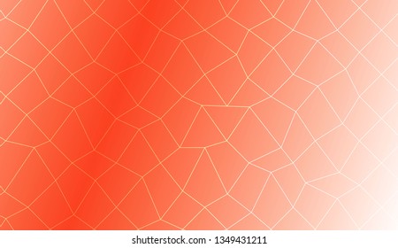 Modern pattern in polygonal mesh style. Decorative design For interior wallpaper, smart design, fashion print. Vector illustration. Creative gradient color