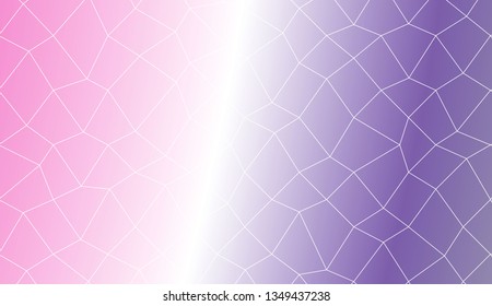 Modern pattern in polygonal mesh style. For wallpaper, presentation background, interior design, fashion print. Vector illustration. Creative gradient color