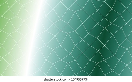 Modern pattern in polygonal mesh style. Decorative design For interior wallpaper, smart design, fashion print. Vector illustration. Creative gradient color