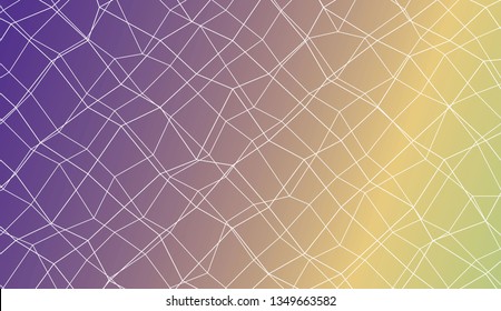 Modern pattern in polygonal mesh style. For wallpaper, presentation background, interior design, fashion print. Vector illustration. Creative gradient color