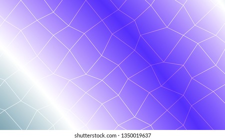 Modern pattern in polygonal mesh style. Decorative design For interior wallpaper, smart design, fashion print. Vector illustration. Creative gradient color