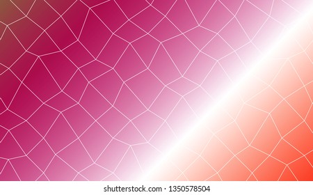 Modern pattern in polygonal mesh style. For wallpaper, presentation background, interior design, fashion print. Vector illustration. Creative gradient color