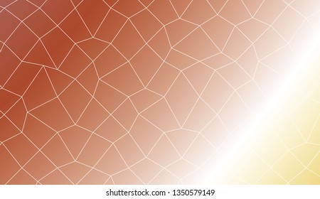 Modern pattern in polygonal mesh style. Decorative design For interior wallpaper, smart design, fashion print. Vector illustration. Creative gradient color