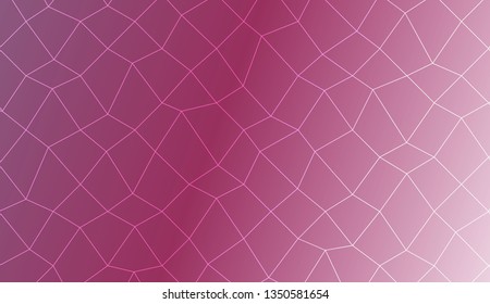 Modern pattern in polygonal mesh style. Decorative design For interior wallpaper, smart design, fashion print. Vector illustration. Creative gradient color