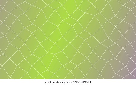 Modern pattern in polygonal mesh style. Decorative design For interior wallpaper, smart design, fashion print. Vector illustration. Creative gradient color