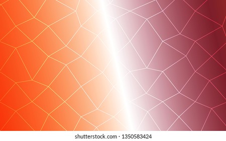Modern pattern in polygonal mesh style. Decorative design For interior wallpaper, smart design, fashion print. Vector illustration. Creative gradient color