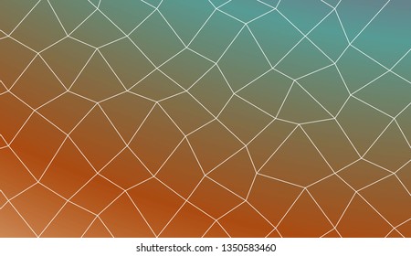 Modern pattern in polygonal mesh style. Decorative design For interior wallpaper, smart design, fashion print. Vector illustration. Creative gradient color