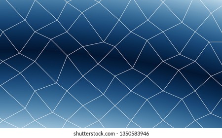 Modern pattern in polygonal mesh style. Decorative design For interior wallpaper, smart design, fashion print. Vector illustration. Creative gradient color