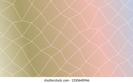 Modern pattern in polygonal mesh style. For wallpaper, presentation background, interior design, fashion print. Vector illustration. Creative gradient color
