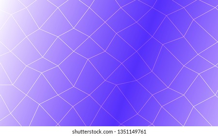 Modern pattern in polygonal mesh style. Decorative design For interior wallpaper, smart design, fashion print. Vector illustration. Creative gradient color