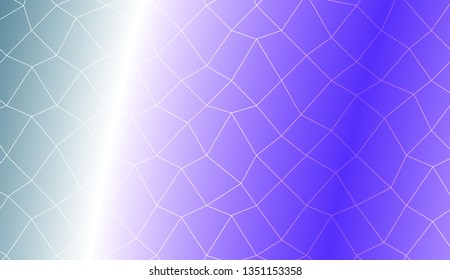 Modern pattern in polygonal mesh style. Decorative design For interior wallpaper, smart design, fashion print. Vector illustration. Creative gradient color