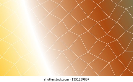 Modern pattern in polygonal mesh style. Decorative design For interior wallpaper, smart design, fashion print. Vector illustration. Creative gradient color