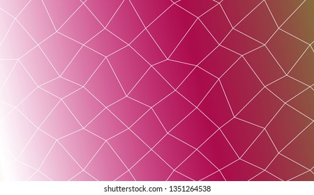 Modern pattern in polygonal mesh style. For wallpaper, presentation background, interior design, fashion print. Vector illustration. Creative gradient color