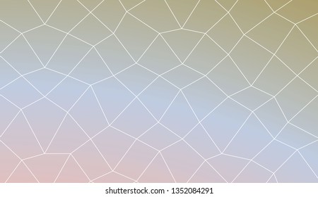 Modern pattern in polygonal mesh style. For wallpaper, presentation background, interior design, fashion print. Vector illustration. Creative gradient color