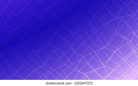 Modern pattern in polygonal mesh style. For wallpaper, presentation background, interior design, fashion print. Vector illustration. Creative gradient color