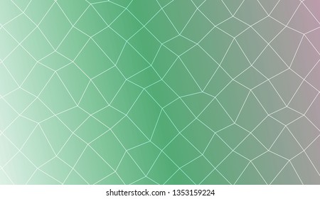 Modern pattern in polygonal mesh style. For wallpaper, presentation background, interior design, fashion print. Vector illustration. Creative gradient color