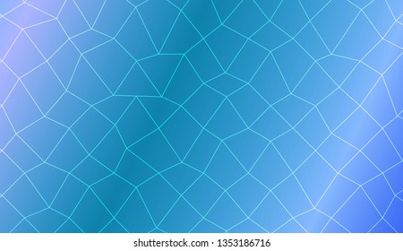 Modern pattern in polygonal mesh style. For wallpaper, presentation background, interior design, fashion print. Vector illustration. Creative gradient color
