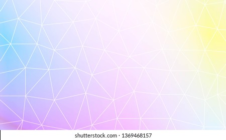 Modern pattern in polygonal pattern with triangles style. Decorative design For interior wallpaper, smart design, fashion print. Vector illustration. Creative gradient color