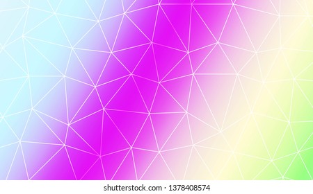 Modern pattern in polygonal pattern with triangles style. Decorative design For interior wallpaper, smart design, fashion print. Vector illustration. Creative gradient color