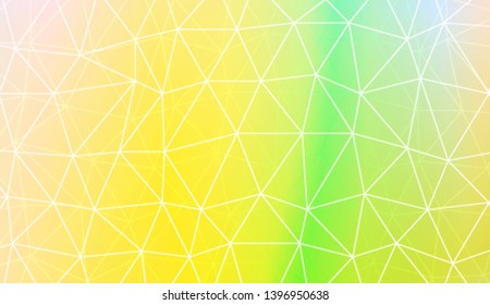 Modern pattern in polygonal pattern with triangles style. Decorative design For interior wallpaper, smart design, fashion print. Vector illustration. Blurred Background, Smooth Gradient Texture Color