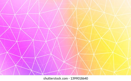 Modern pattern in polygonal pattern with triangles style. Decorative design For interior wallpaper, smart design, fashion print. Vector illustration. Blurred Background, Smooth Gradient Texture Color