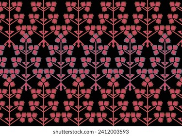 modern pattern in red and black color