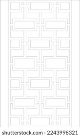 Modern pattern, room partitions Eps templates CNC files for laser and Plasma cutting
