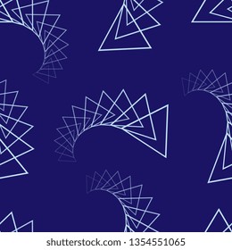 Modern pattern. Seamless background. Triangles. Vector graphics