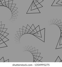 Modern pattern. Seamless background. Triangles. Vector graphics