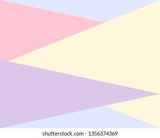 modern pattern summer print pink yellow blue triangles