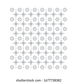 modern pattern template with geometric design