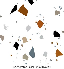 Patrón moderno Terrazzo. Buen y fácil uso para tu diseño e ideas. Perfecto para proyectos de empaquetado y marca, diseño web, como arte mural, papel, para medios sociales y mucho más.