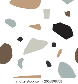 Modern pattern Terrazzo. Good and easy use for your any design and ideas. Perfect for packaging and branding projects, web design, as wall art, stationery,for social media and so much more.