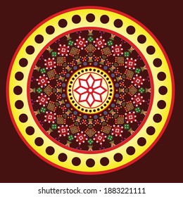 Modern pattern or Traditional Motif Design for Cultural Advertising campaign.