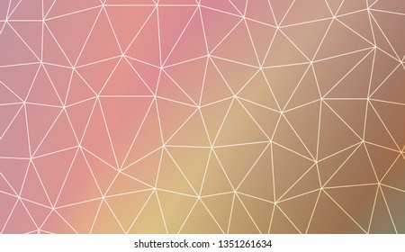 Modern pattern in triangles style. Decorative design For interior wallpaper, smart design, fashion print. Vector illustration. Blurred Background, Smooth Gradient Texture Color