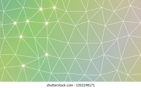 Modern pattern in triangles style. Decorative design For interior wallpaper, smart design, fashion print. Vector illustration. Blurred Background, Smooth Gradient Texture Color