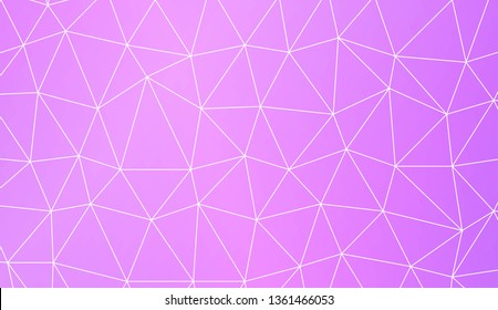 Modern pattern in triangles style. Decorative design For interior wallpaper, smart design, fashion print. Vector illustration. Blurred Background, Smooth Gradient Texture Color