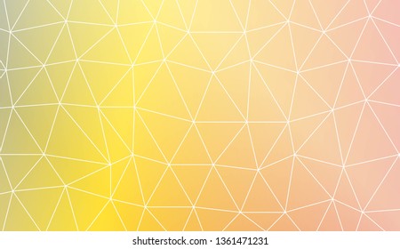 Modern pattern in triangles style. Decorative design For interior wallpaper, smart design, fashion print. Vector illustration. Blurred Background, Smooth Gradient Texture Color