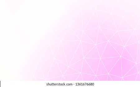 Modern pattern in triangles style. Decorative design For interior wallpaper, smart design, fashion print. Vector illustration. Blurred Background, Smooth Gradient Texture Color