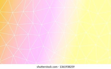 Modern pattern in triangles style. Decorative design For interior wallpaper, smart design, fashion print. Vector illustration. Blurred Background, Smooth Gradient Texture Color