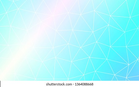 Modern pattern in triangles style. Decorative design For interior wallpaper, smart design, fashion print. Vector illustration. Blurred Background, Smooth Gradient Texture Color