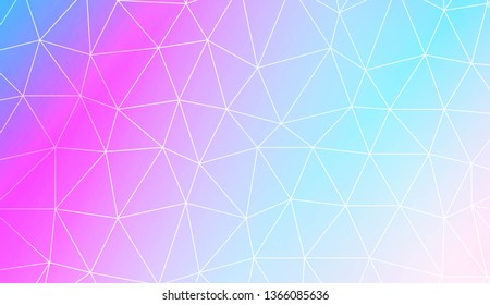 Modern pattern in triangles style. Decorative design For interior wallpaper, smart design, fashion print. Vector illustration. Blurred Background, Smooth Gradient Texture Color