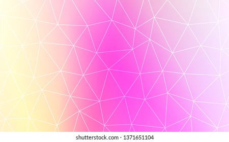 Modern pattern in triangles style. Decorative design For interior wallpaper, smart design, fashion print. Vector illustration. Blurred Background, Smooth Gradient Texture Color