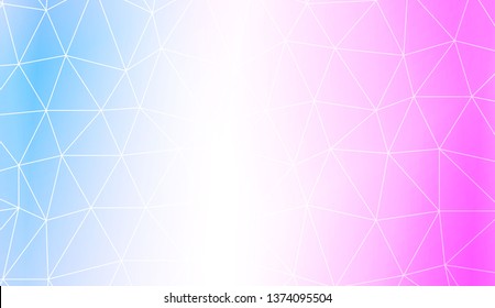 Modern pattern in triangles style. Decorative design For interior wallpaper, smart design, fashion print. Vector illustration. Blurred Background, Smooth Gradient Texture Color