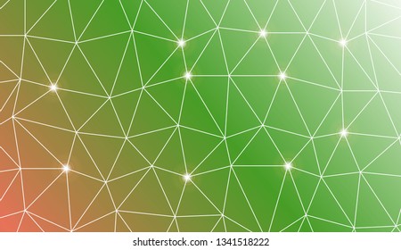 Modern pattern in triangles style. For wallpaper, presentation background, interior design, fashion print. Vector illustration. Creative gradient color