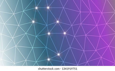 Modern pattern in triangles style. For wallpaper, presentation background, interior design, fashion print. Vector illustration. Creative gradient color